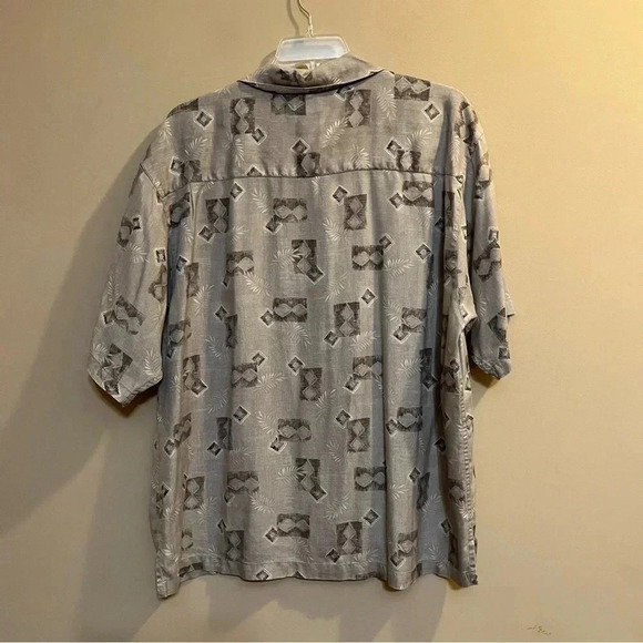 Joseph & Feiss Men's Hawaiian Short Sleeve Silk Shirt Size XXL - Picture 4 of 6